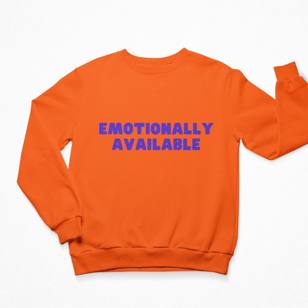 Emtionaly Available Crew Neck Sprinkle Sprinkle Sweatshirt